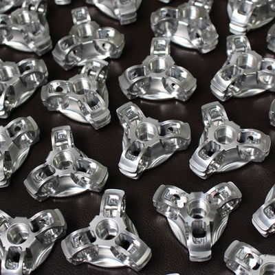 پرداخت سطح نقره آندایزینگ آندایزینگ قطعات آلومینیومی CNC با دقت بالا