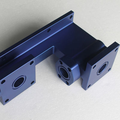 اجزای ماشینکاری با دقت بالا آبی تیره، نمونه اولیه آلومینیوم CNC OEM ODM