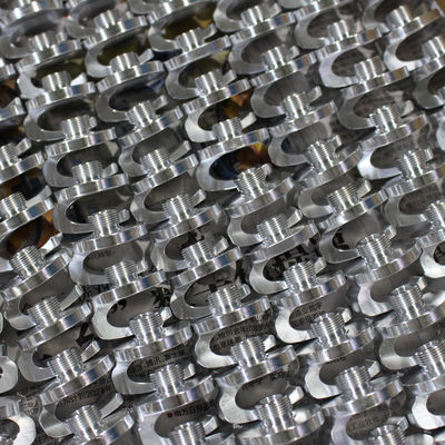 قطعات ماشینکاری CNC آلیاژ آلومینیوم با گزینه های مواد گسترده آبکاری ابریشم